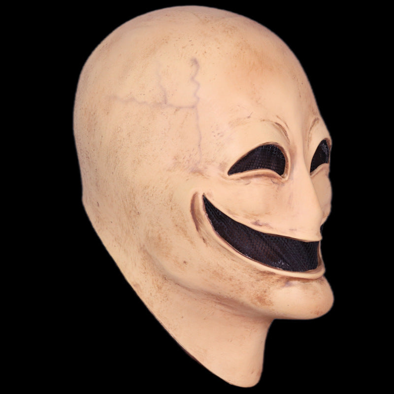 Halloween Alien Mask with Faceless & Smiling Variants - Latex Party Costume