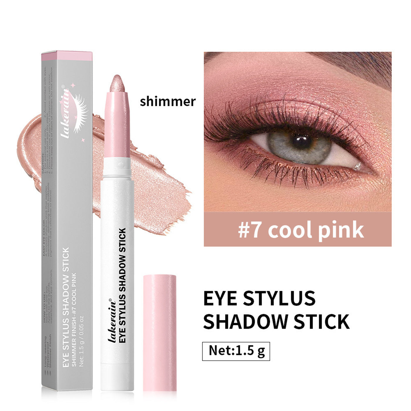 Cream Eyeshadow Stick - Long-Lasting, Waterproof, Multiple Colors