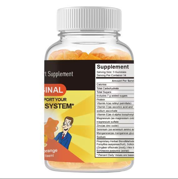 Vitamin C Gummy Bears - 60 Tablets Soft Candy