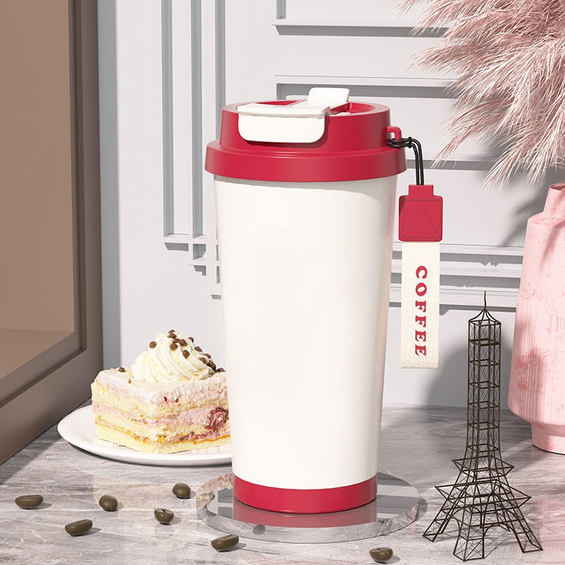 Insulated Stainless Steel Cup with Ceramic Inner Liner 520ml - Multiple Colors
