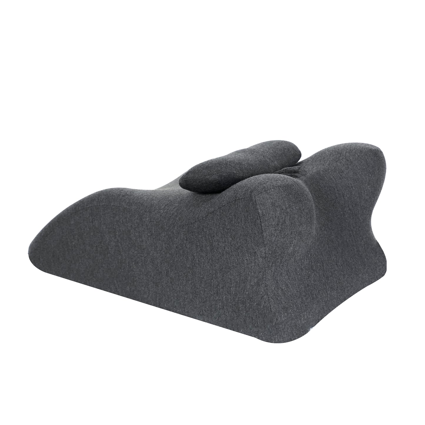 Ergonomic Spinal Posture Support Bed Pillow - Grey
