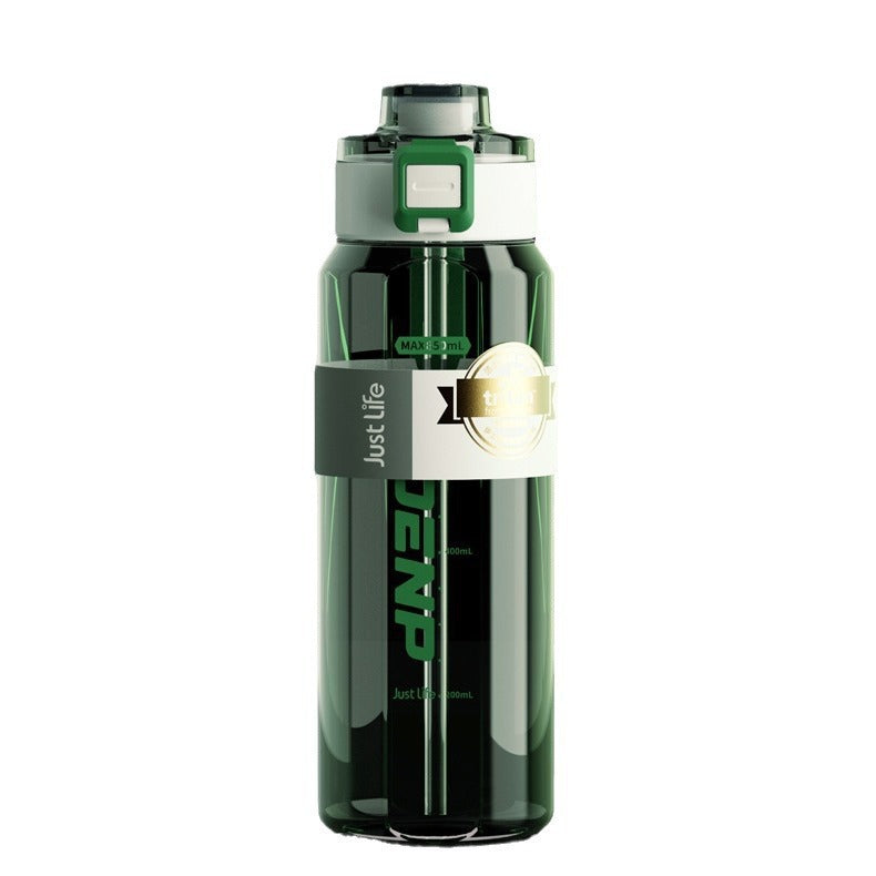 Portable Plastic Sports Water Cup with Leak-Proof Seal - 850ML