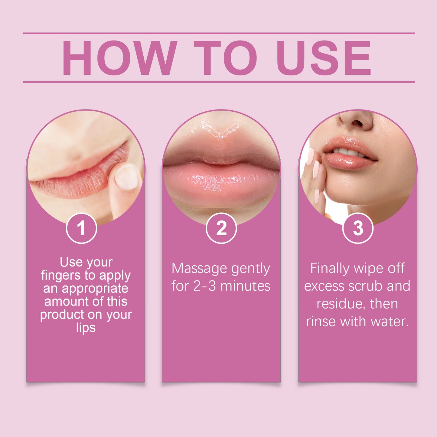Moisturizing Lip Scrub with Coconut Oil & Vitamin E for Soft Lips