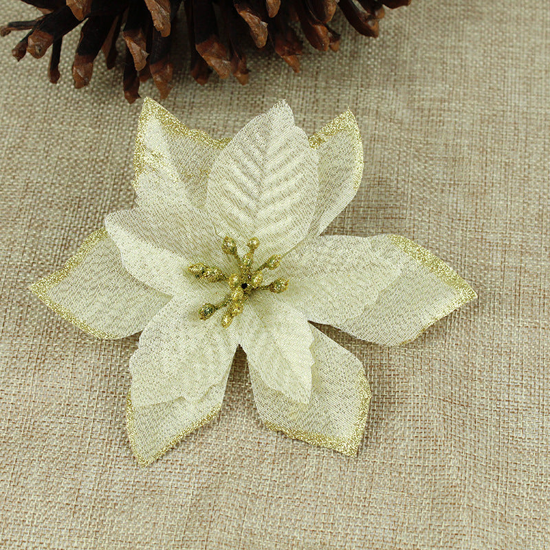 Christmas Gold Powder Side Accessories - Festive Decor for Holiday Celebrations