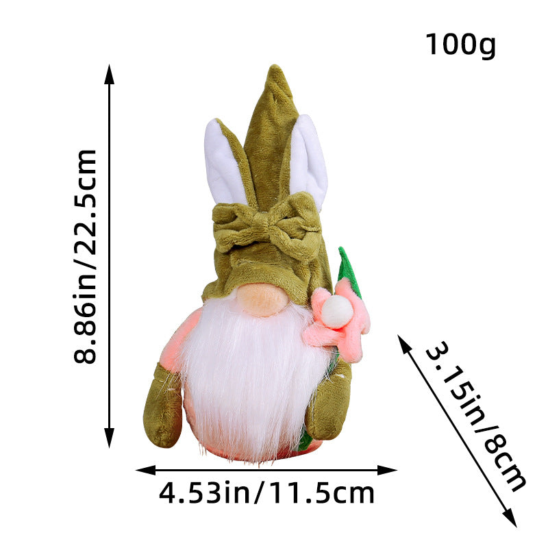 Easter Faceless Doll Gift Set Small Decor for Holiday Celebrations