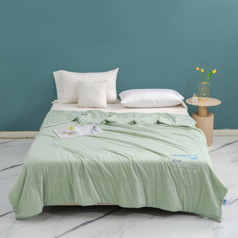 Ice Silk Summer Quilt with Cooling Feel - Maternal & Child Grade Bedding Set