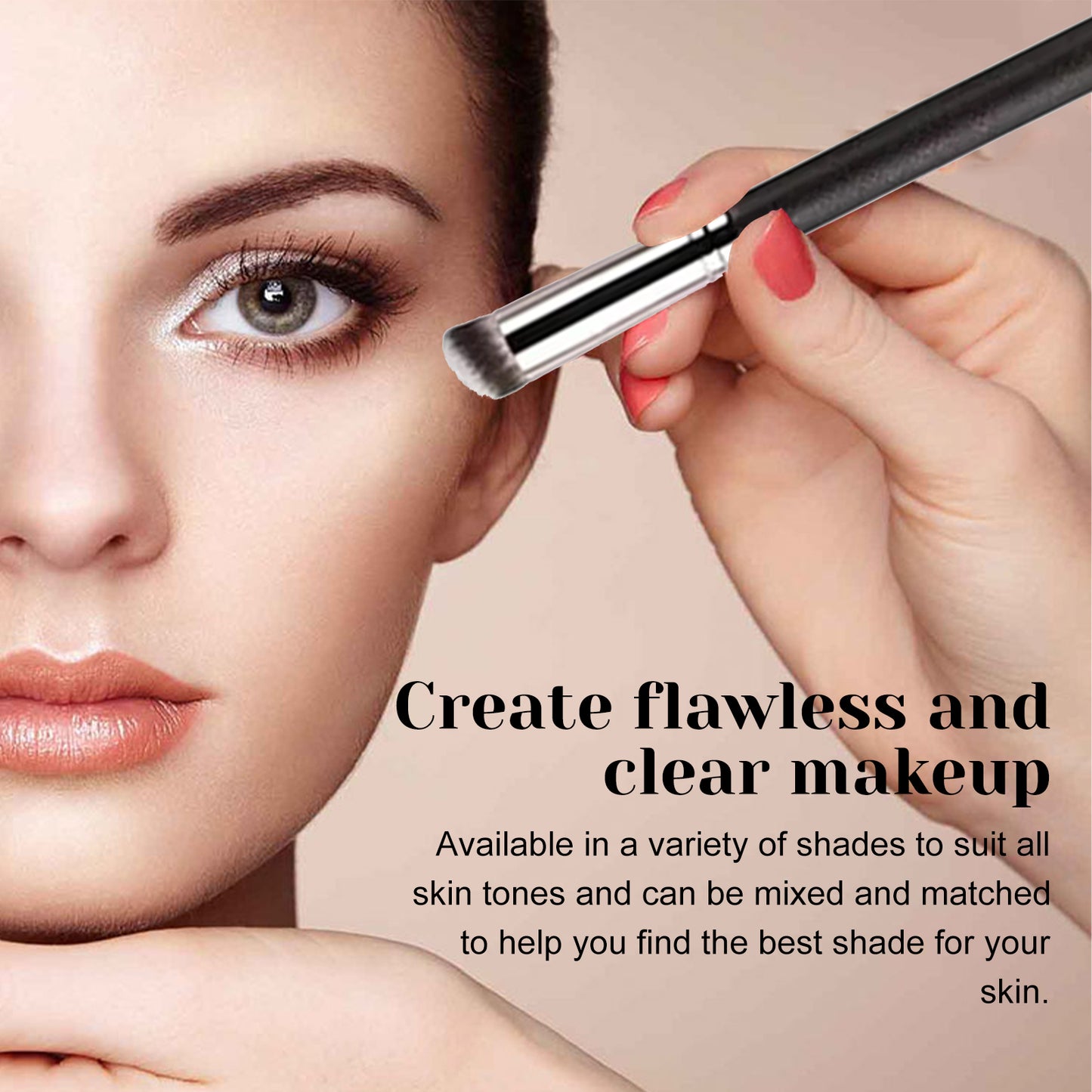 Full Coverage Facial Concealer for Dark Circles and Blemishes