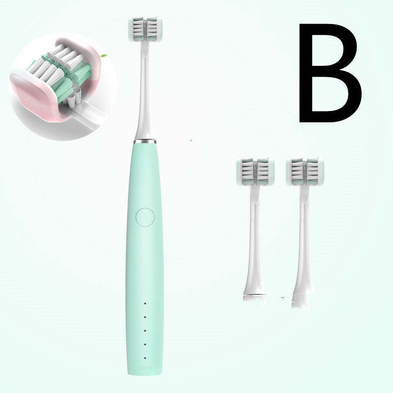 Portable Electric Travel U-Shaped Toothbrush for Adults & Kids