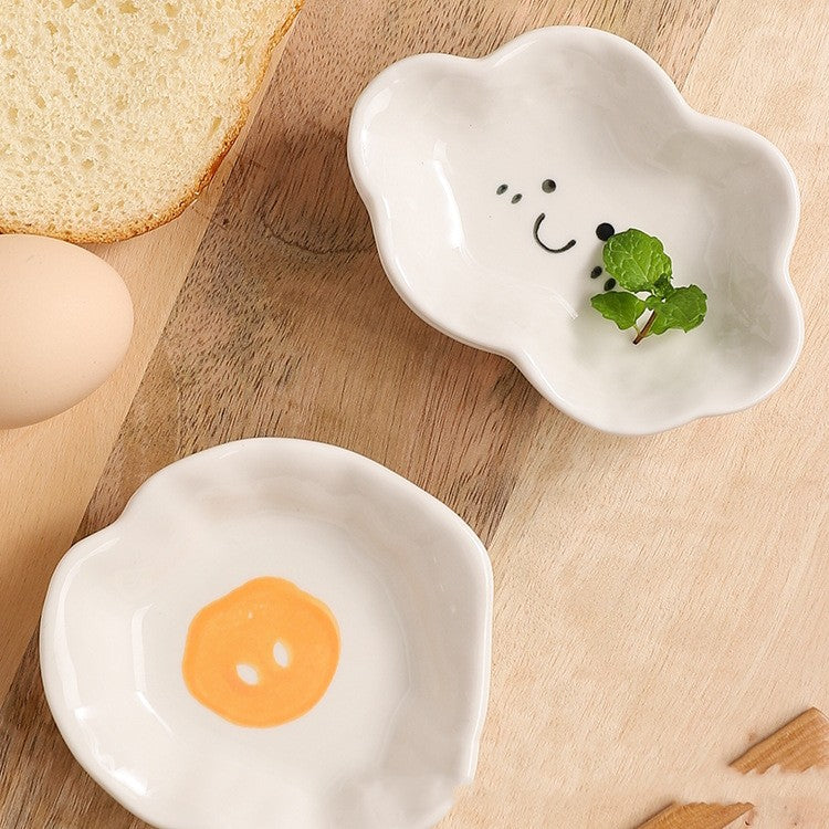 Mini Ceramic Dish Set - Japanese Style Assorted Patterns for Kitchen & Dining