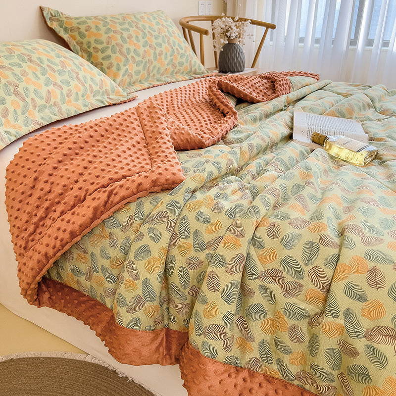 Summer Velvet Blanket Cover Set - Multiple Sizes & Patterns