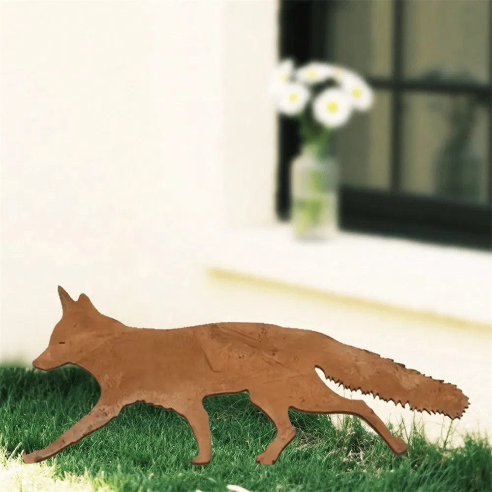 Animal Garden Stakes - Iron Yard Decor for Halloween & Christmas