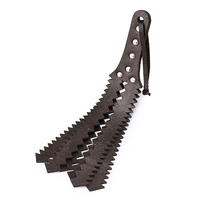 Adult Leather Whip - Cowhide Training Toy for Sensual Play