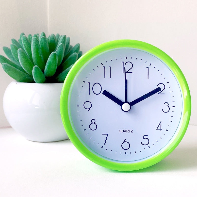Voice-Controlled LED Bedside Clock with Calendar and Luminous Display