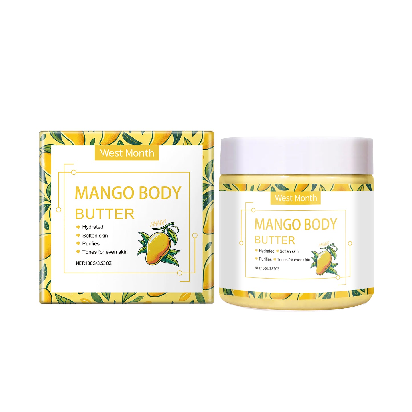 Moisturizing Body Cream with Shea Butter and Aloe Vera - 100g