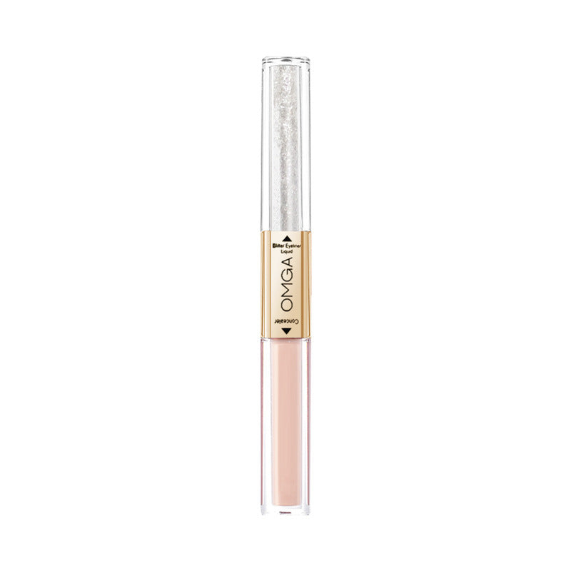 Double-Headed Eyeshadow Concealer Palette for Eye Makeup - Multiple Colors