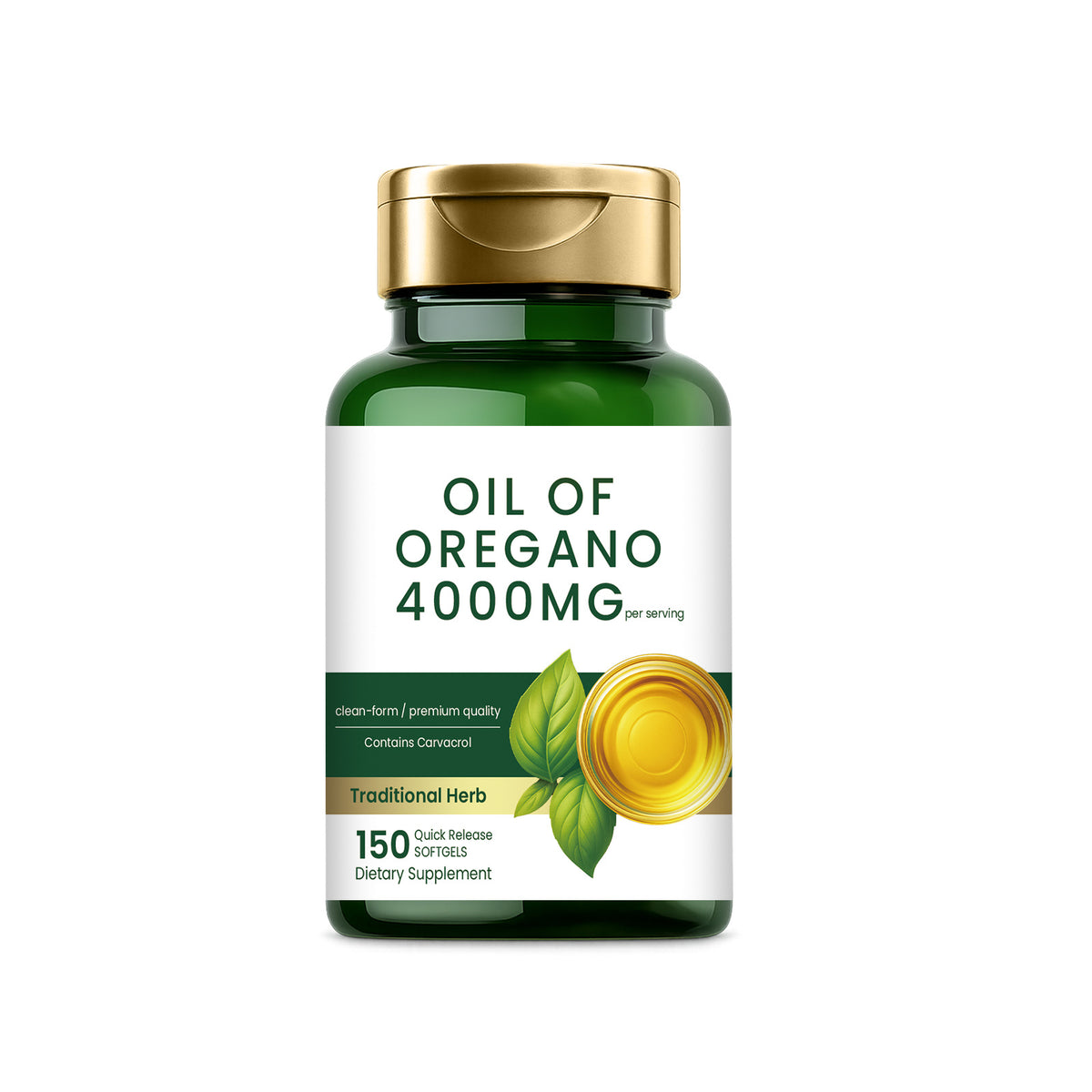 Oregano Oil Softgels - 150 Count