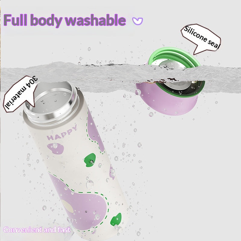 Portable Stainless Steel Water Bottle for Office & Travel, 450ml