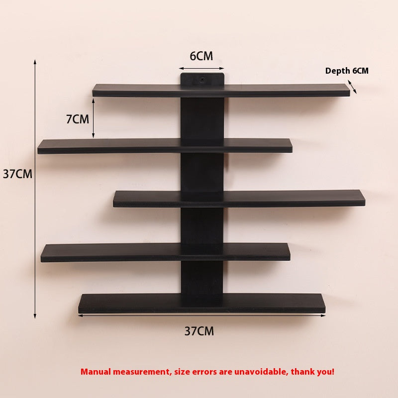 5-Tier Wall-Mounted Toy Doll Display Rack for Home Storage