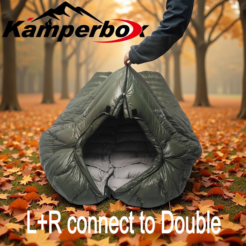 Winter Waterproof Down Sleeping Bag - Model AM1500L