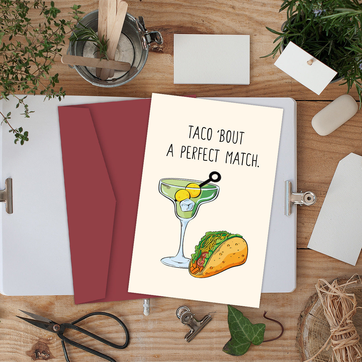 Holiday & Birthday Greeting Card with Envelope - Assorted Colors