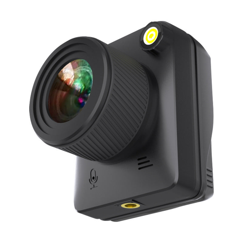 4K Time-Lapse Camera for Construction Sites with Night Vision - Black