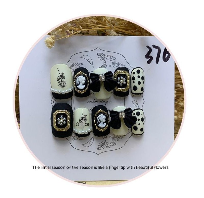 Handmade Nail Art Kit with Glue, File & Tools