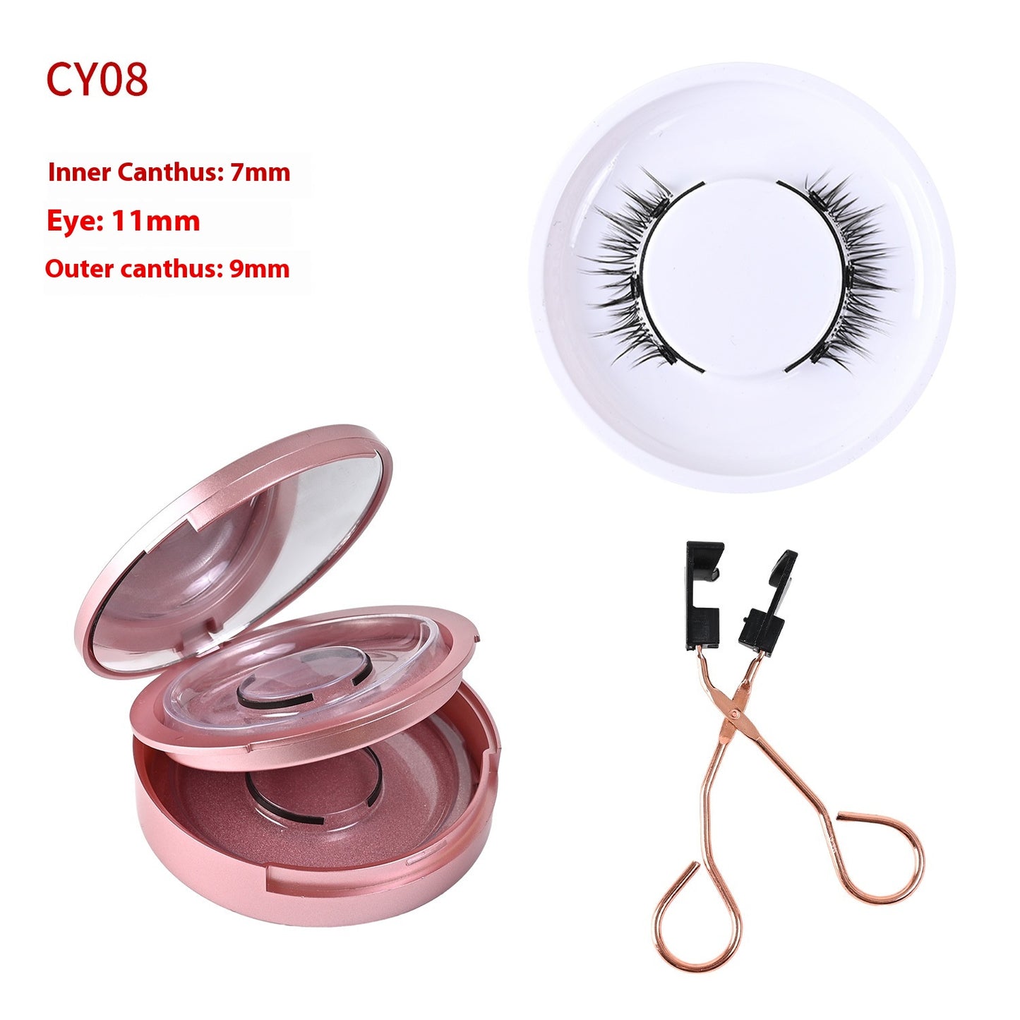Magnetic Glue-Free False Eyelashes - Natural Look, Long-Lasting, Collection Use