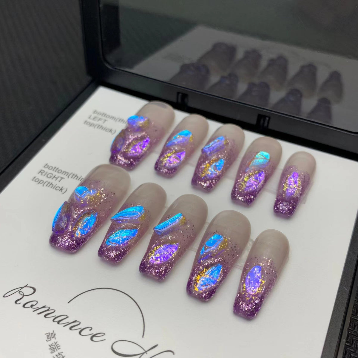 Hand-Worn Armor Nail Stickers Nail Art Patch for Nail Decoration