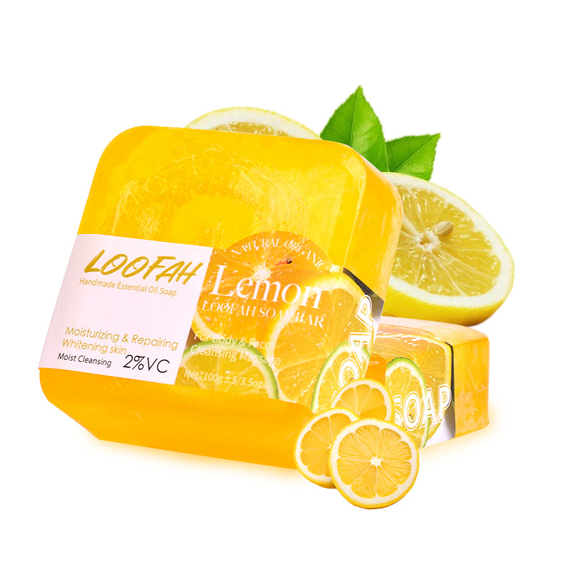 Lemon and Loofah Body Soap - 100g