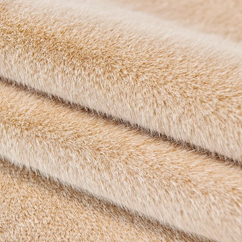 Winter Plush Sofa Cover - Non-Slip Solid Color Couch Protector