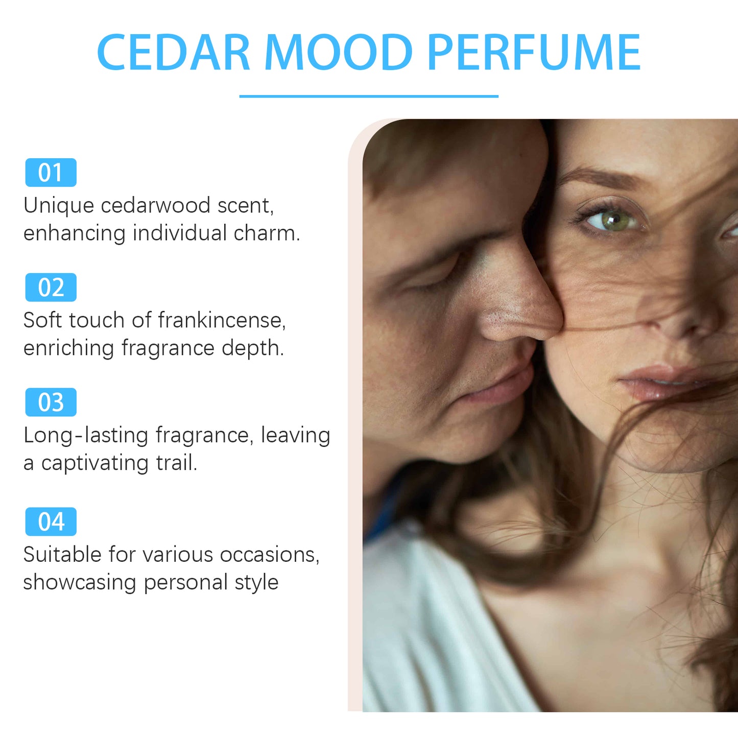 Cedar Mood Arabian Roll-On Perfume Oil - Woody Long-Lasting Fragrance 12ml