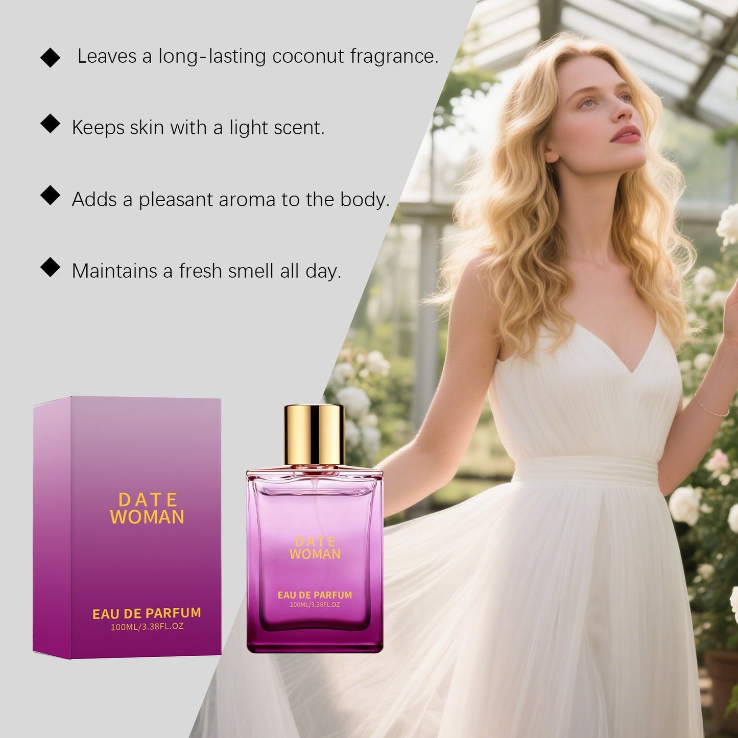 Floral Scented Eau De Parfum for Women 100ml - Elegant Fragrance