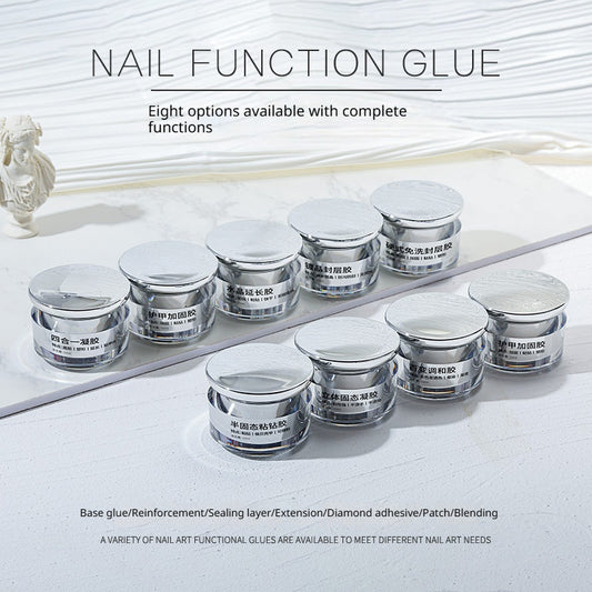 Professional UV/LED Functional Nail Gel Polish - 15ml Multi-Purpose Bottle