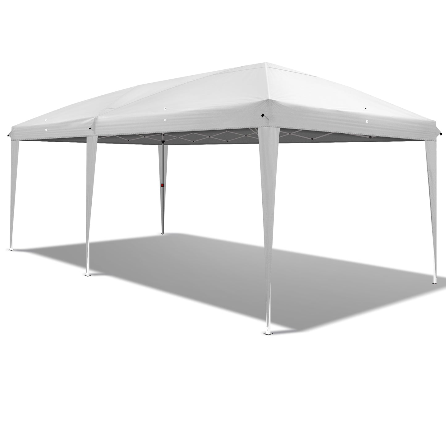 20x10ft White Waterproof Folding Tent with 2 Windows