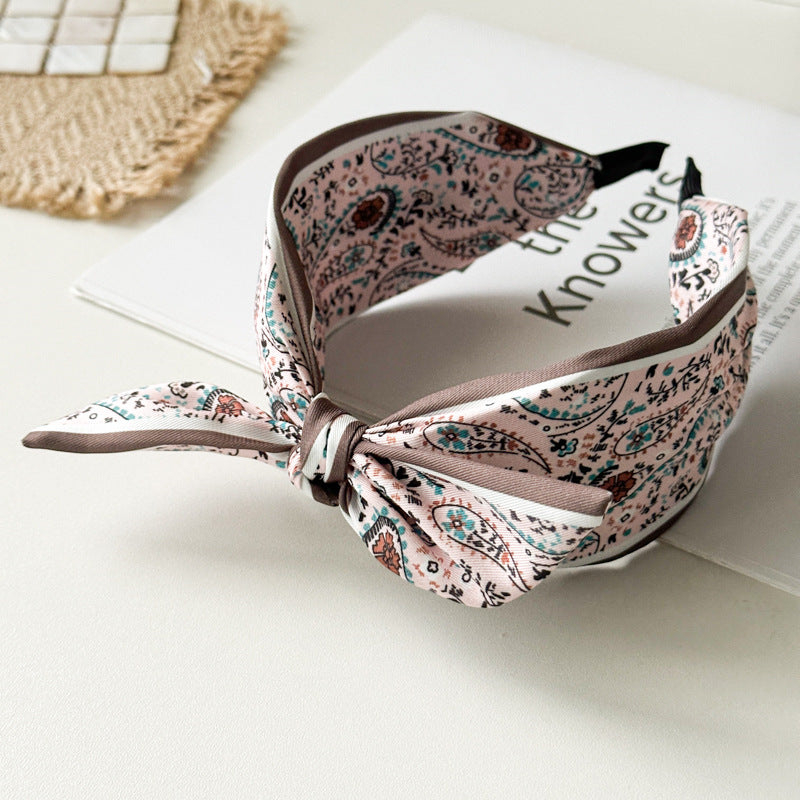 Paisley Satin Hair Band