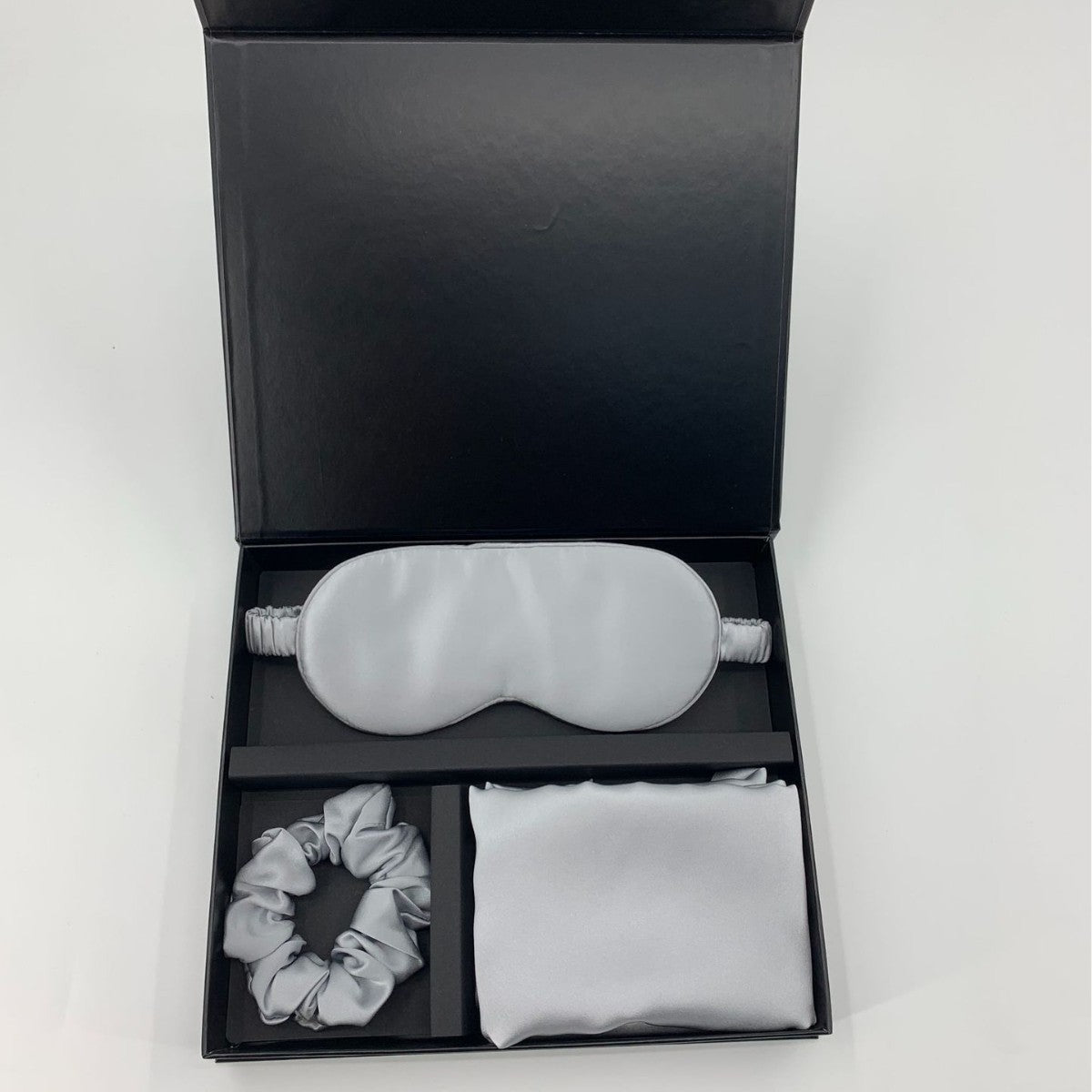 Silk Pillowcase, Eye Mask & Hair Tie Set - 3 Pieces
