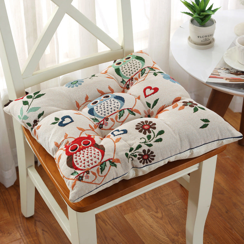 Thickened Non-Slip Chair Cushion for Dining & Kids Chairs - Solid Wood Stool Seat Pad
