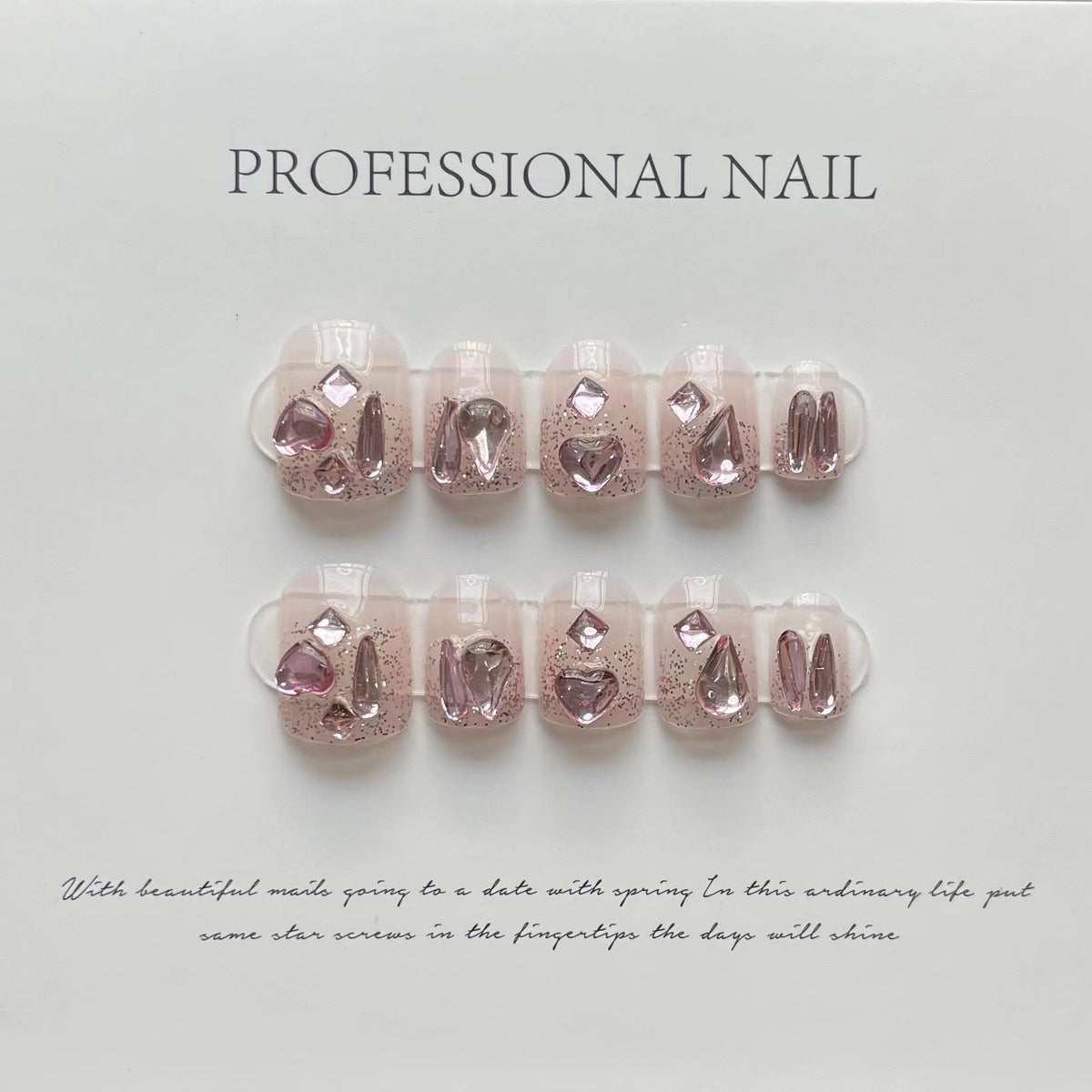 Hand-Worn Armor Nail Stickers Nail Art Patch for Nail Decoration