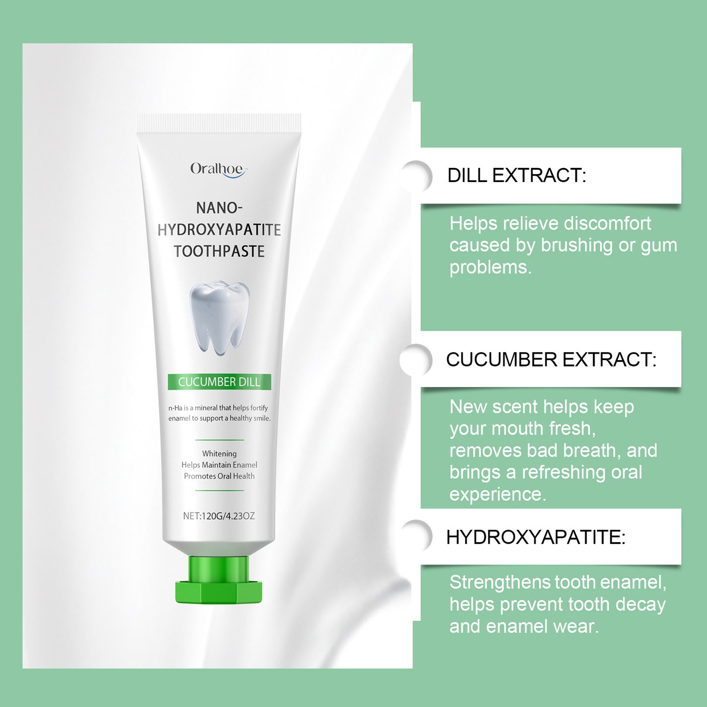 120g Teeth Brightening Decontamination Tooth Gel for Dental Care