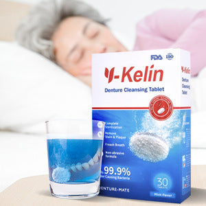 Dentures Cleaning Effervescent Tablets Stain Removal Oral Care