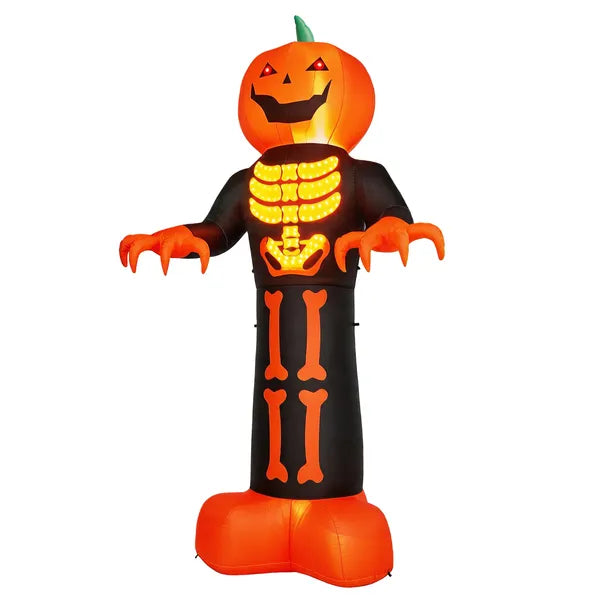 12ft Inflatable Halloween Decor - Grim Reaper with Lights