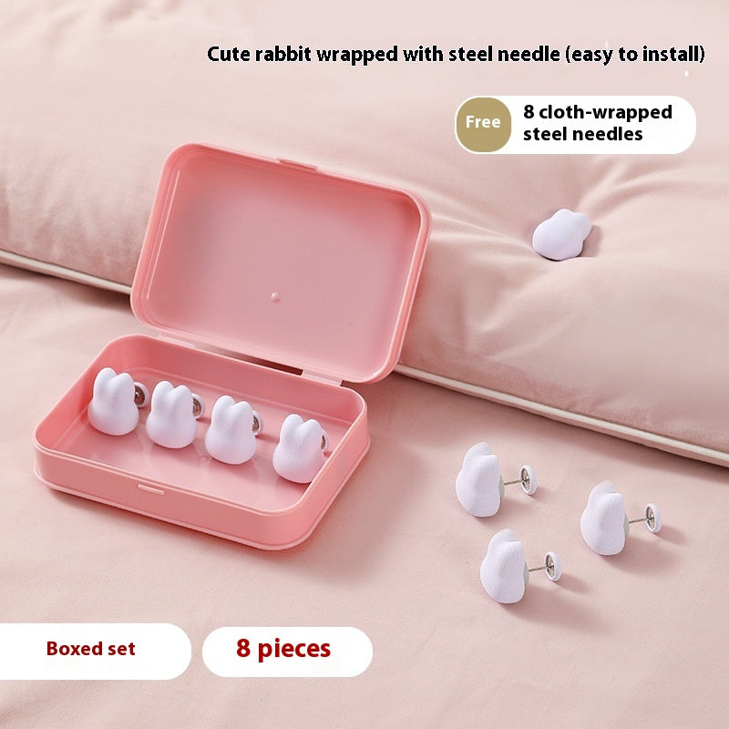 Rabbit Quilt Holder Skin-Friendly Detachable Storage Organizer
