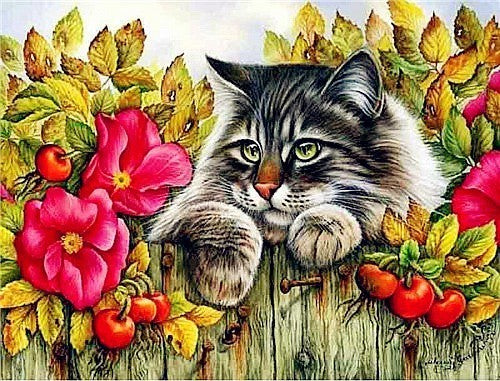 Diamond Painting Kit for Home Decor - Animal Rhinestone Art, Multiple Sizes & Styles