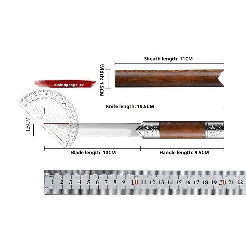 Outdoor Camping Survival Knife - High Hardness Wilderness Fixed Blade Knife
