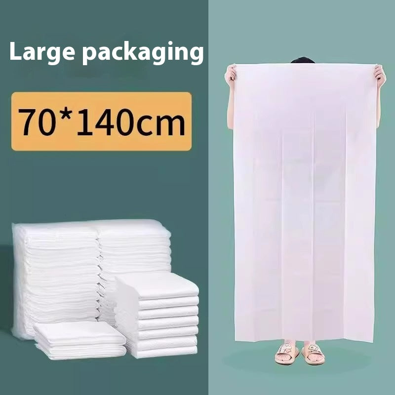 Disposable Bath Towels Set for Travel Thickened Soft 70x140cm Multiple Quantities