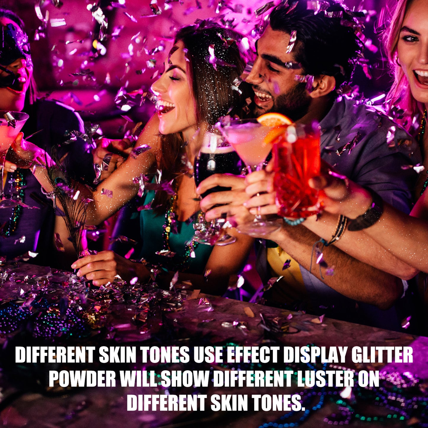 Glitter Spray for Body, Hair & Clothes - 60ML Shimmer Effect