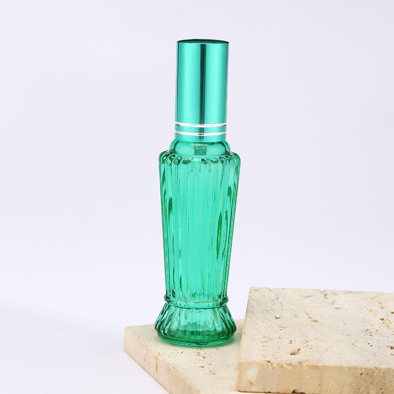 Decorative Glass Perfume Spray Bottles with Fire Extinguisher Design - 15ml Color Variants