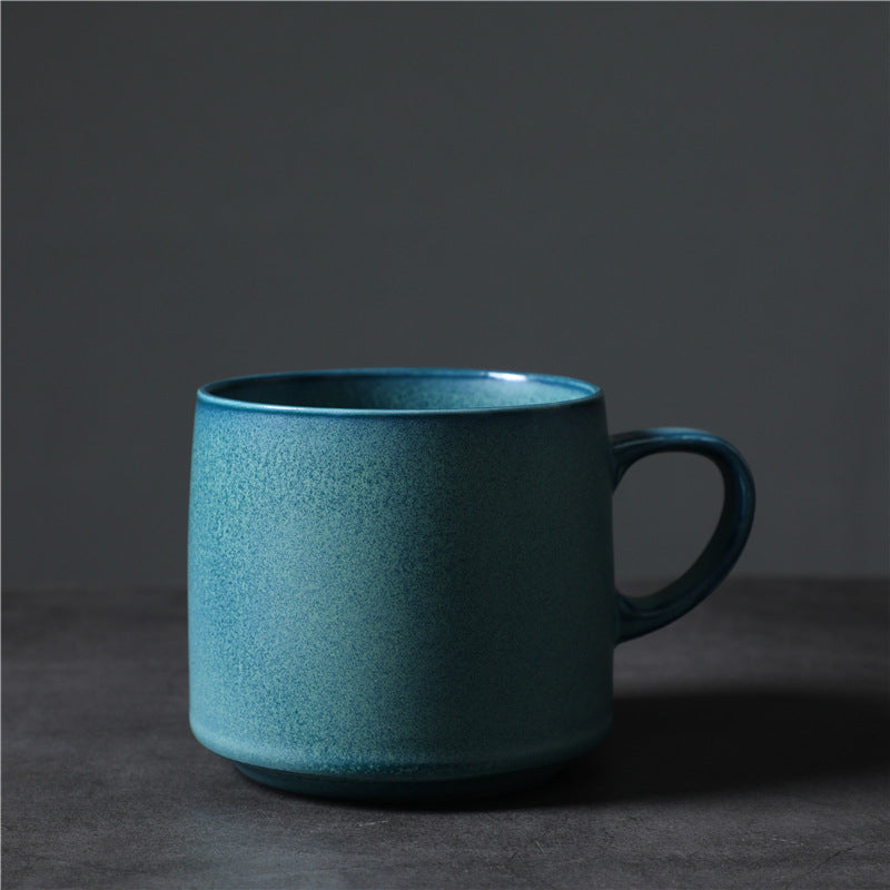 Ceramic Water Cup Set - Multiple Colors & 440ml Capacity for Coffee & Tea