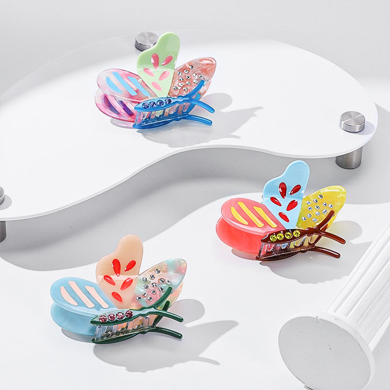 Acetate Hair Grab Clip - Korean Style Shark Grip