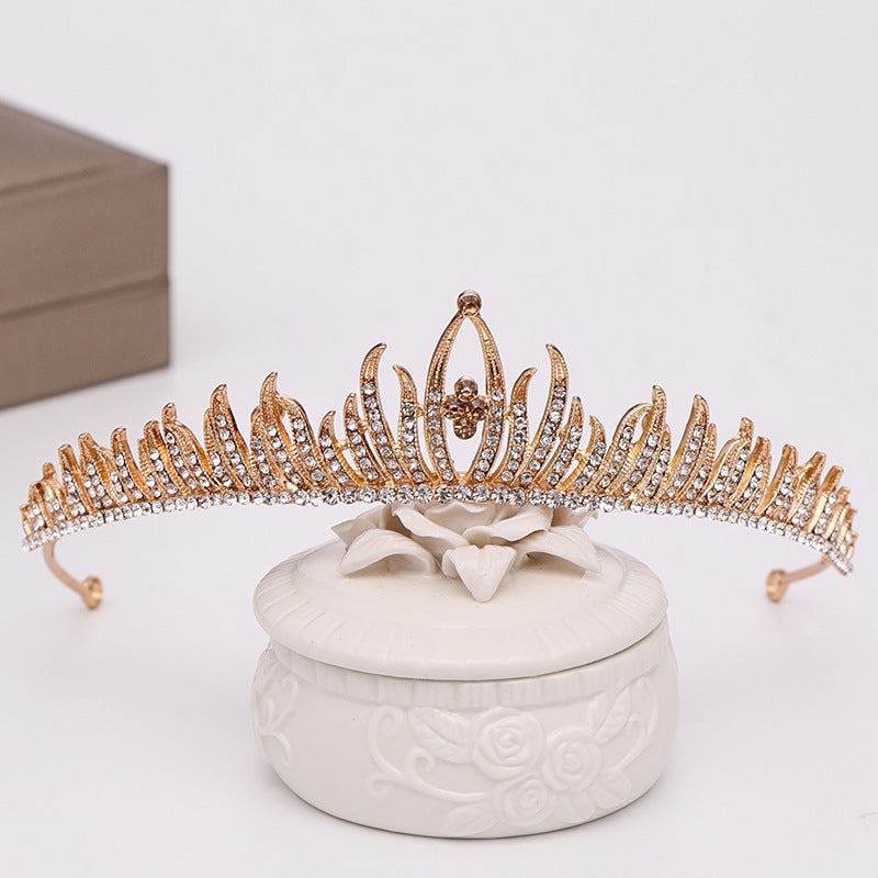 Children's Crown Headband - Diamond-Encrusted Hair Accessory